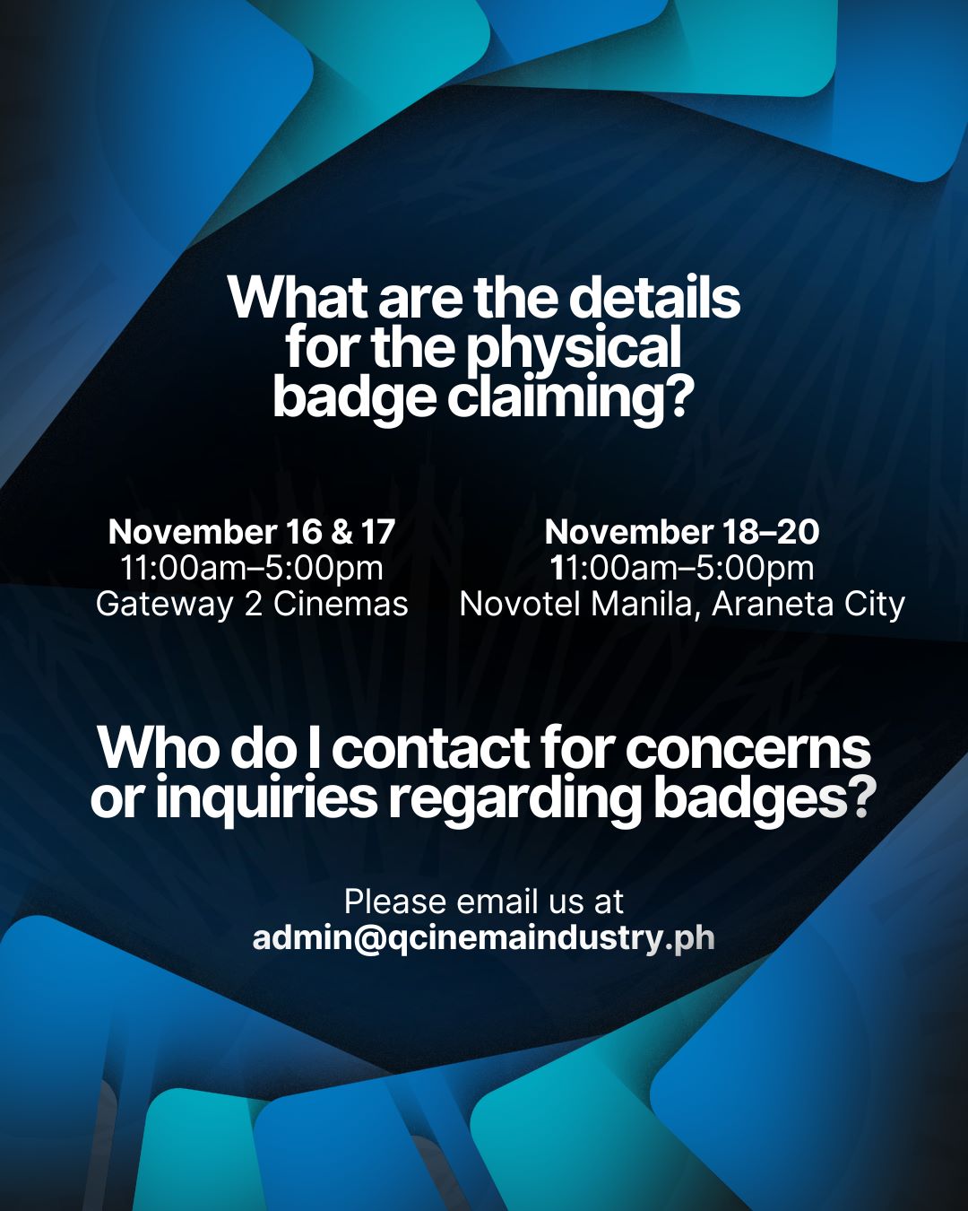 QCID Industry Badge FAQs